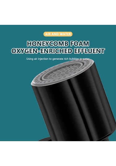 Qianfan 1080 Döner Sıçrama Filtresi Musluğu 1080 Büyük Açılı Gümüş