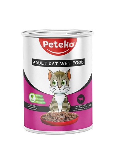 Peteko Biftekli Kedi Konserve 400gr