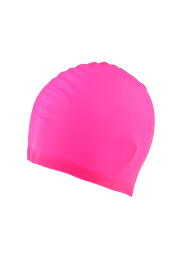 Dolıty Yüzme Şapkaları Suya Dayanıklı Unisex Premium Silikon Pembe