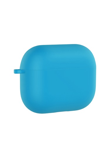 Apple Airpods Pro 3 İle Uyumlu Kılıf Standart Yumuşak Silikon Case Mavi