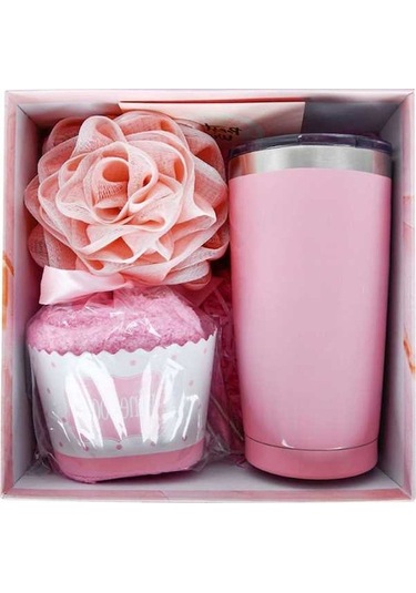 Ulzyvf Termoslu Kahve Kupası Seti - 20oz Hediye Paketi Çorap Termos, Banyo Topu, Kart Diğer Diğer