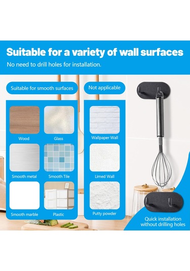 Anahtarlıklar İçin Duvara Monte Yapışkanlı Kancalar Çok Renkli