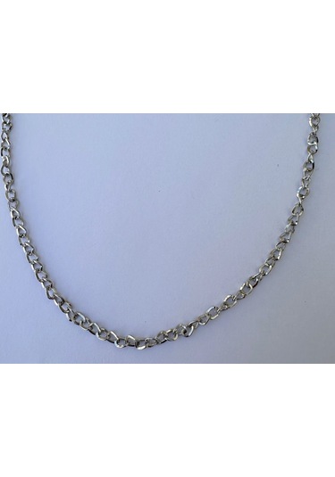 Paytak Moda Gümüş Rengi Zincir Kolye Unisex Zincir Kolye Pytkznckly240