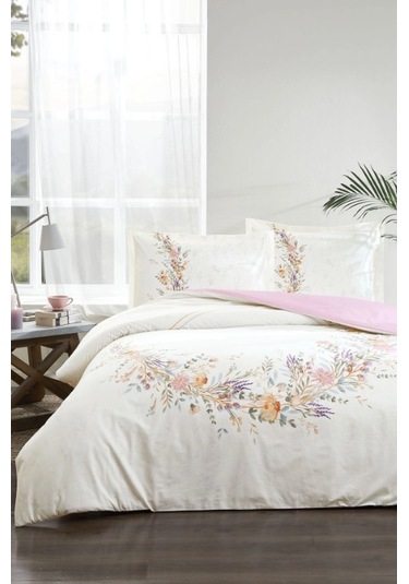 Özdilek Lavender Lila Çift Kişilik %100 Pamuk Nevresim Takımı Lila - Mor