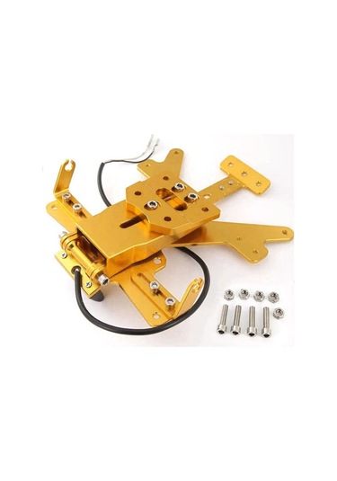 Kawasaki Z800 Uyumlu Işıklı Katlanır Plaka Gold Çok Renkli