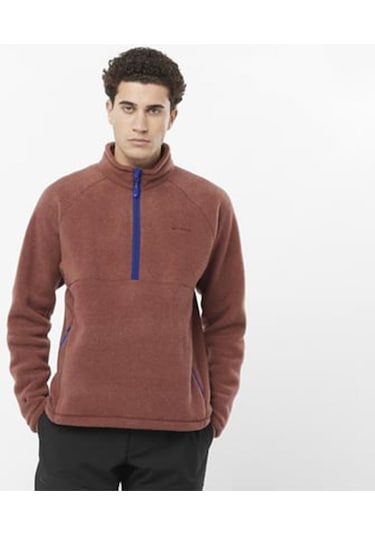 Salomon C22840 Chroma Fleece Pullov Hz Erkek Polar - Kırmızı Kırmızı