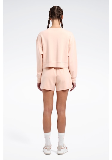 Reebok Rone C Neck Somon Kadın Sweatshirt Pembe-somon