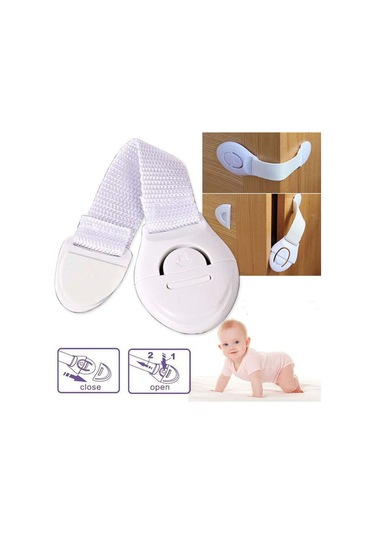 5 Adet Çocuk Kilidi Bebek Güvenlik Koruma Dolap Kilidi Çekmece Çok Renkli