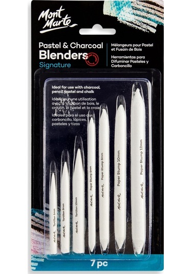 Mm Pastel Ve Kömür Karıştırıcıları 7 Parça