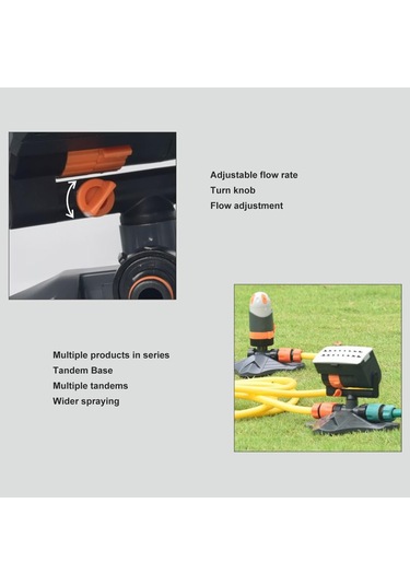 Qianfan Turbo Salınımlı Yağmurlama Sistemi, 4 Su Püskürtme Modu