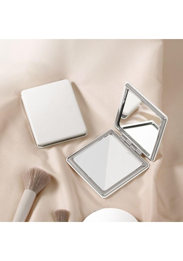 Katlanır Makyaj Büyüteç Ayna Çift Taraflı Cep Aynası Pratik Kozmetik Ayna Kadın