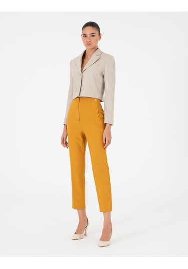 Pierre Cardin Kadın Safran Pantolon 50290370-vr043 Safran