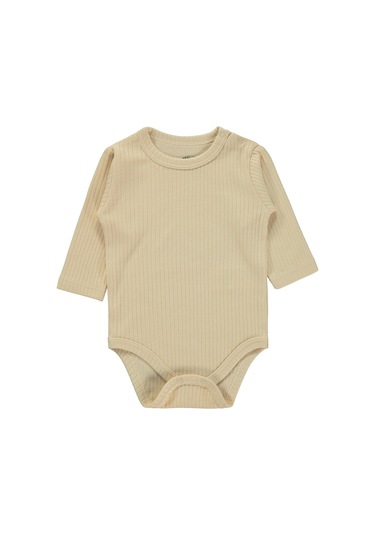 Minidamla Baby Minidamla Uzun Kol Basic 3'lü Set 1-18 Ay Çıtçıtlı Badi - Mavi