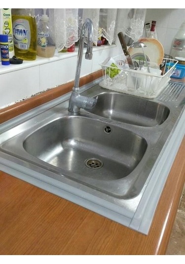 Zmc Bilişim Gri Su Sızdırmaz Banyo Mutfak Lavabo Küvet İzolasyon Şerit Bant Çok Renkli