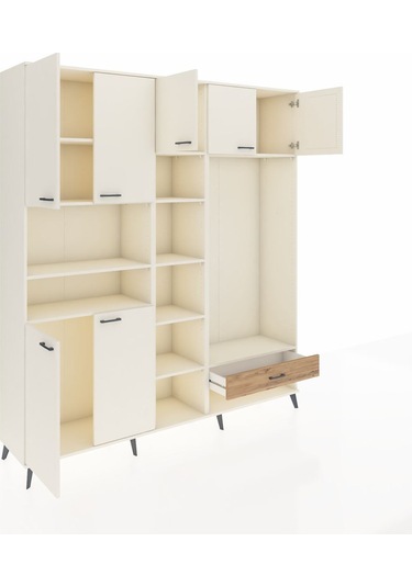 Hyperion Dolap 11 Raflı Tek Çekmeceli 7 Kapaklı 220x44x243 Aytaşı-aytaşı/çam Aytası/atlas Çam Hyperion Dolap 11 Raflı Tek Çekmeceli 7 Kapaklı 220x44x243 Aytaşı-aytaşı/çam Aytası/atlas Çam