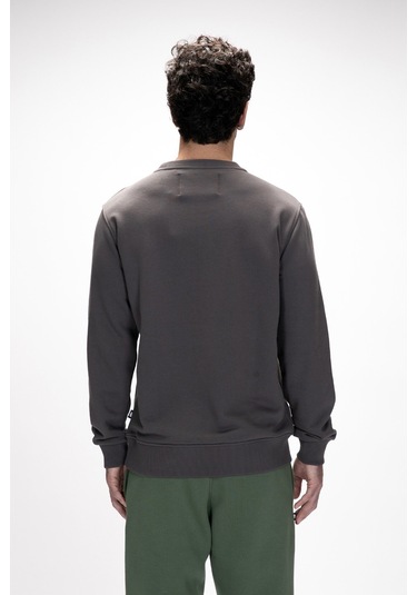 Bad Bear Erkek Sweatshırt Mountaın Crewneck 25.02.12.027 Antrasit