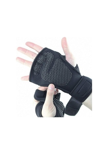 Flybuy Yarım Spor Spor Siyahᆪᄅ Silikon Sıkıştırma Şartname: Parmak Kaymaz Fitness Eldivenleri Eldivenler Ekipmanları Bileklikleri, İg Çok Renkli