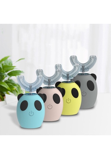 Sones U Şeklinde Güzellik Aleti Ultrasonik Titreşim Diş Usb Şarjlı Çocuk Elektrikli Diş Fırçası, Stil: 8-15 Yaş Arası Pembe