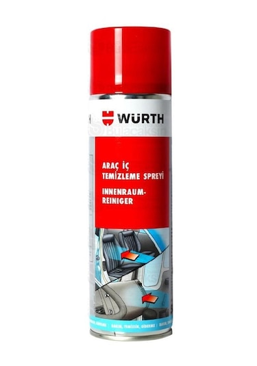 Würth Deri Besleyici Bakım Kremi + Araç İçi Temizleme Spreyi 500Ml
