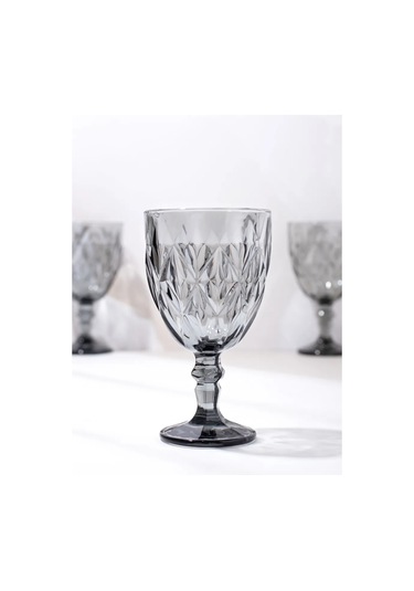 Aura Of Bohemia Kırmızı Ve Beyaz Şaraplar İçin 324 Ml'lik 4 Adet Kadeh Seti 226166609 Gri