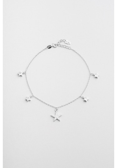 Deniz Yıldızı 18 Ayar Beyaz Altın Kaplama 24 Cm Gümüş Hal Hall Altın Kaplama