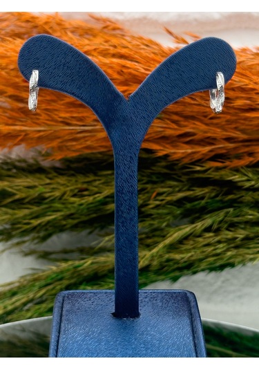 925 Ayar Gümüş Altın Modeli Özel Tasarım Trend Kadın Küpe Gümüş