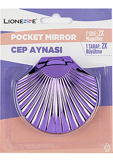 Lionesse Deniz Kabuğu Cep Aynası 2054