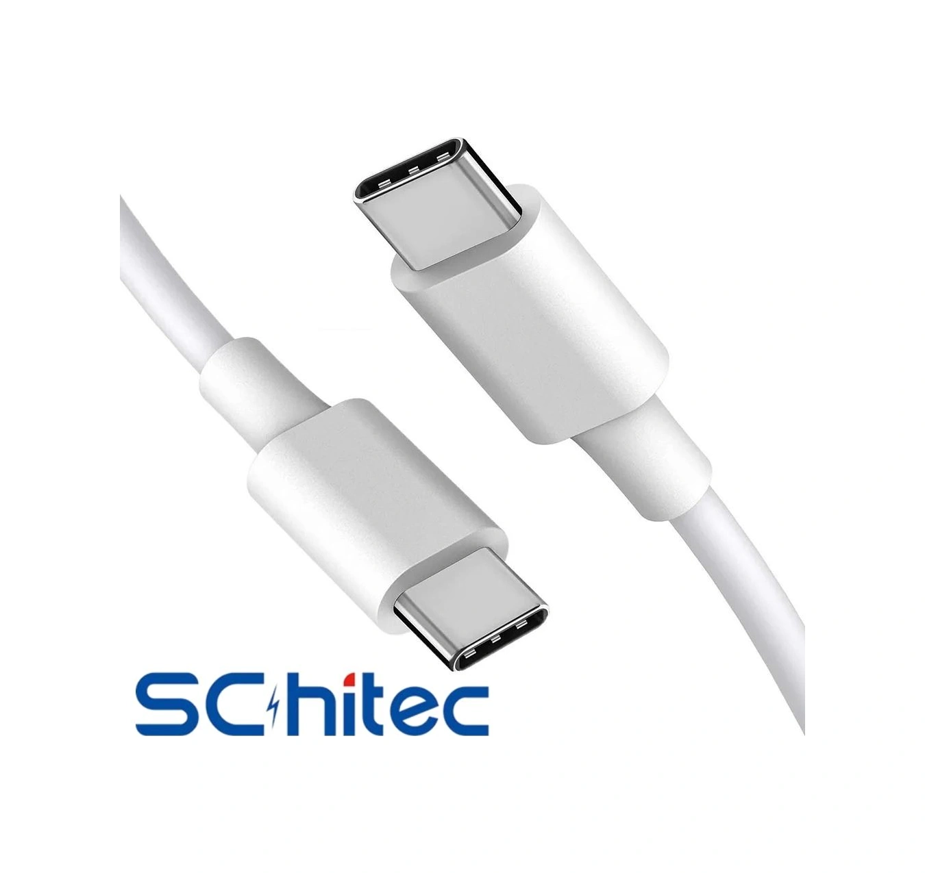 Schitec 6a 100w Type-c To Type-c Hızlı Data Ve Süper Şarj Kablosu 2 Metre Beyaz Sx20