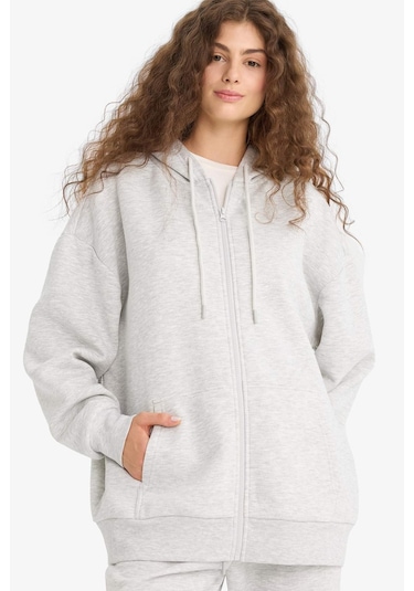 Defacto Oversize Geniş Kalıp Kapüşonlu Fermuarlı Sweatshirt V4233az25wngr256 Gri Defacto Oversize Geniş Kalıp Kapüşonlu Fermuarlı Sweatshirt V4233az25wngr256 Gri