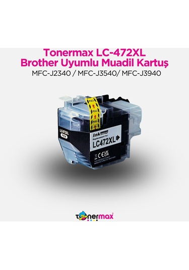 Brother Lc472xl Uyumlu Kartuş Siyah / Mfc-j2340 / Mfc-j3540/ Mfc-j3940