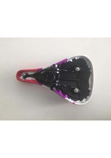 Bisiklet Pembe Sele Çocuk Koltuğu Beyaz - Pembe