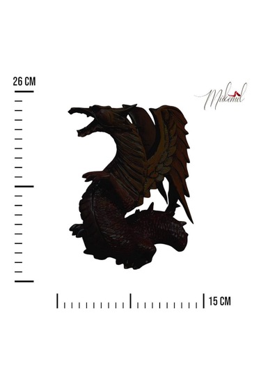 Alevle Mühürlü Nöbetçi - Ejderha Nefes Alan Ateş Heykeli, El