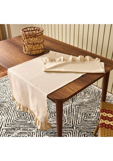 Evidea Soft Fancy Runner - Bej - 50x130 Cm Bej