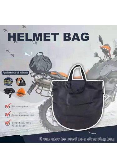 Springsun Nylon Su Geçirmez Kask Çantası, Geniş Kapasiteli, Bisiklet-motosiklet Spor Kaskları İçin Taşıma Ve Saklama Çantası Büyük Boy