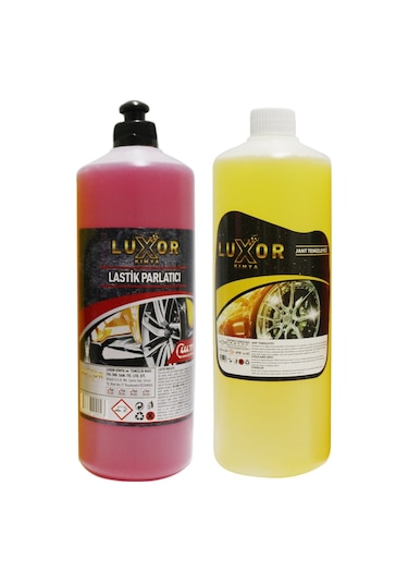 Luxor Kimya Lastik Parlatıcı ve Jant Temizleyici Seti 1'Er Kilo