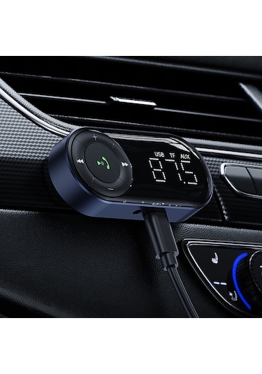 Tenfowee Araç İçi Fm Vericili Bluetooth Ses Alıcısı - Güvenli Sürüş Ve Kolay Kullanım