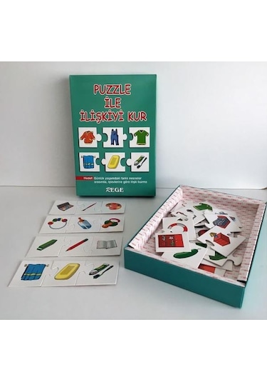 Rege 4 Yaş Ve Üzeri Çocuklar Için Puzzle Ile Ilişkiyi Kur (Yap-B