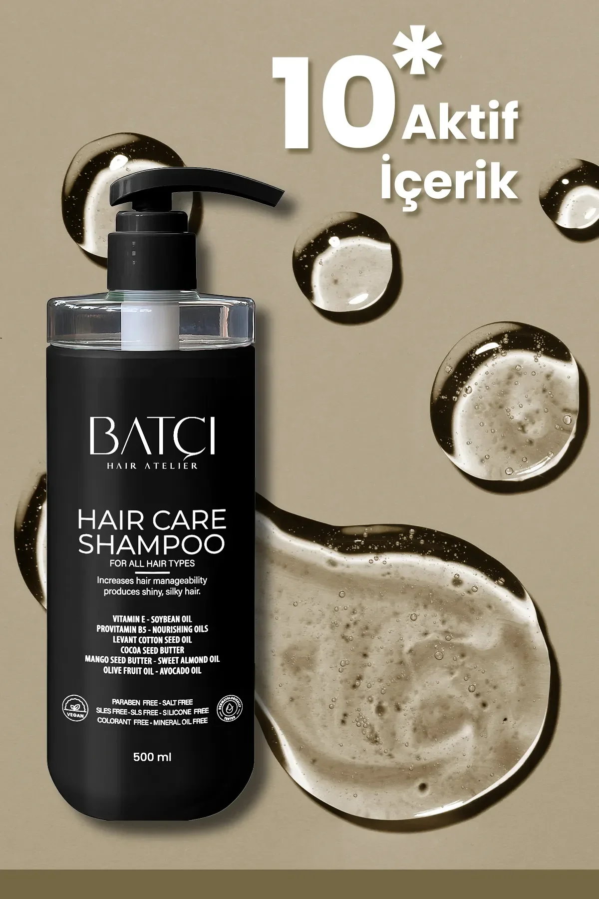 Sülfatsız Parabensiz Mentolsüz Derinlemesine Besleyici Provitamin B5 Şampuan 500 Ml Tüm Saçlar