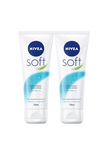 Nivea Soft Nemlendirici Bakım Kremi 2 x 75 ML