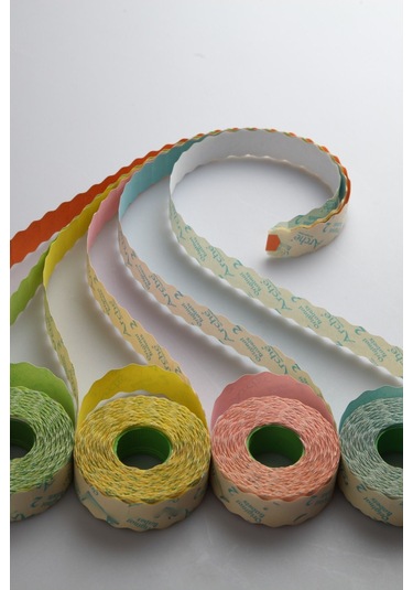 Meto Etiket Turuncu 42 Rulo 42x1500 S4 Fiyat Etiketi Tabanca Etiketi 1