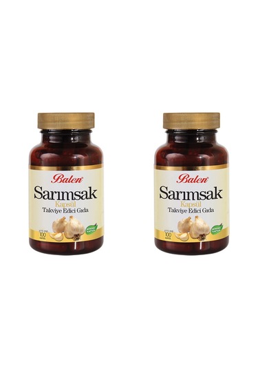 2 Adet Balen Sarımsak Kapsül 300 MG x 100 Kapsül