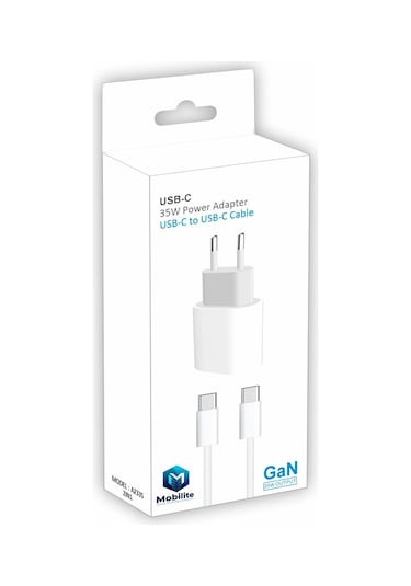 Apple Apple iPhone 12 Pro Max Uyumlu 20w Gerçek Güç Pd Type-c Adaptör+27w Type-c To Lightning Kablo Hızlı Şarj Set