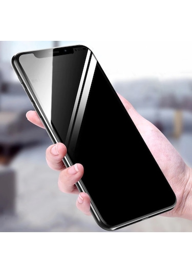 Samsung Galaxy A31 Hayalet Privacy Gizli Cam Ekran Koruyucu Siyah