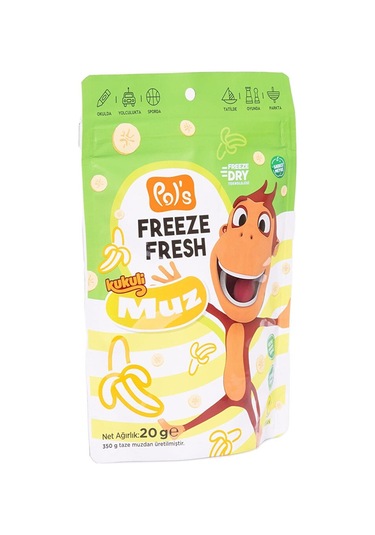 Pol's Kukuli Freeze Fresh Muz 20 Gr