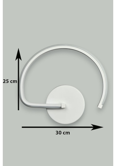 Gigi Aplik Beyaz Renk Gün Işığı Ledli Banyo Led Duvar Aplik Beyaz