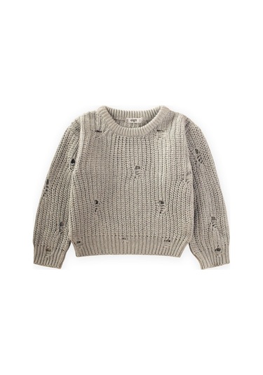 Cigit Selanik Triko Kazak 2-8 Yaş Bej Bej