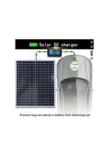 Fastbuy Dream011 1 Adet Güneş Paneli Seti 100a Kontrolcü 12v/24v Şarj Aleti Araç Kamp Telefon Laptop