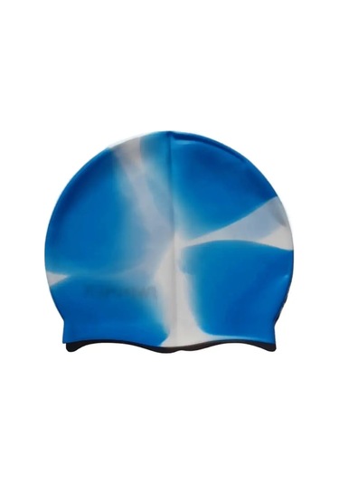 Babyfun Çocuklar İçin Silikon Yüzme Şapkası 99215000 Beyaz-mavi