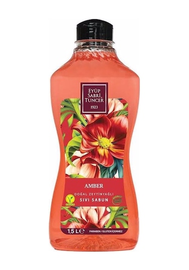 Eyüp Sabri Tuncer Amber Doğal Zeytinyağlı Sıvı Sabun 1500 ML
