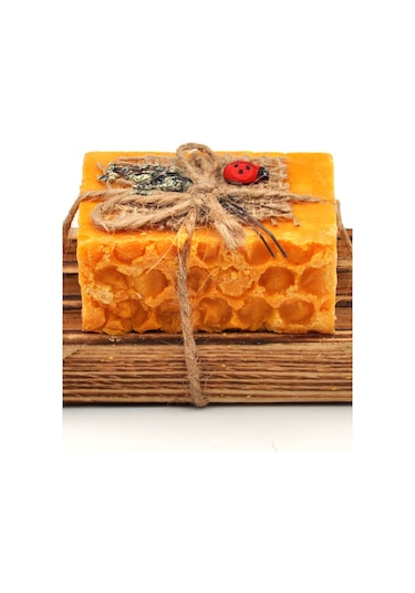 Hediyelik Bıttım Yağı Sabunu El Yapımı Doğal Paletli 110 G x 2 Ad